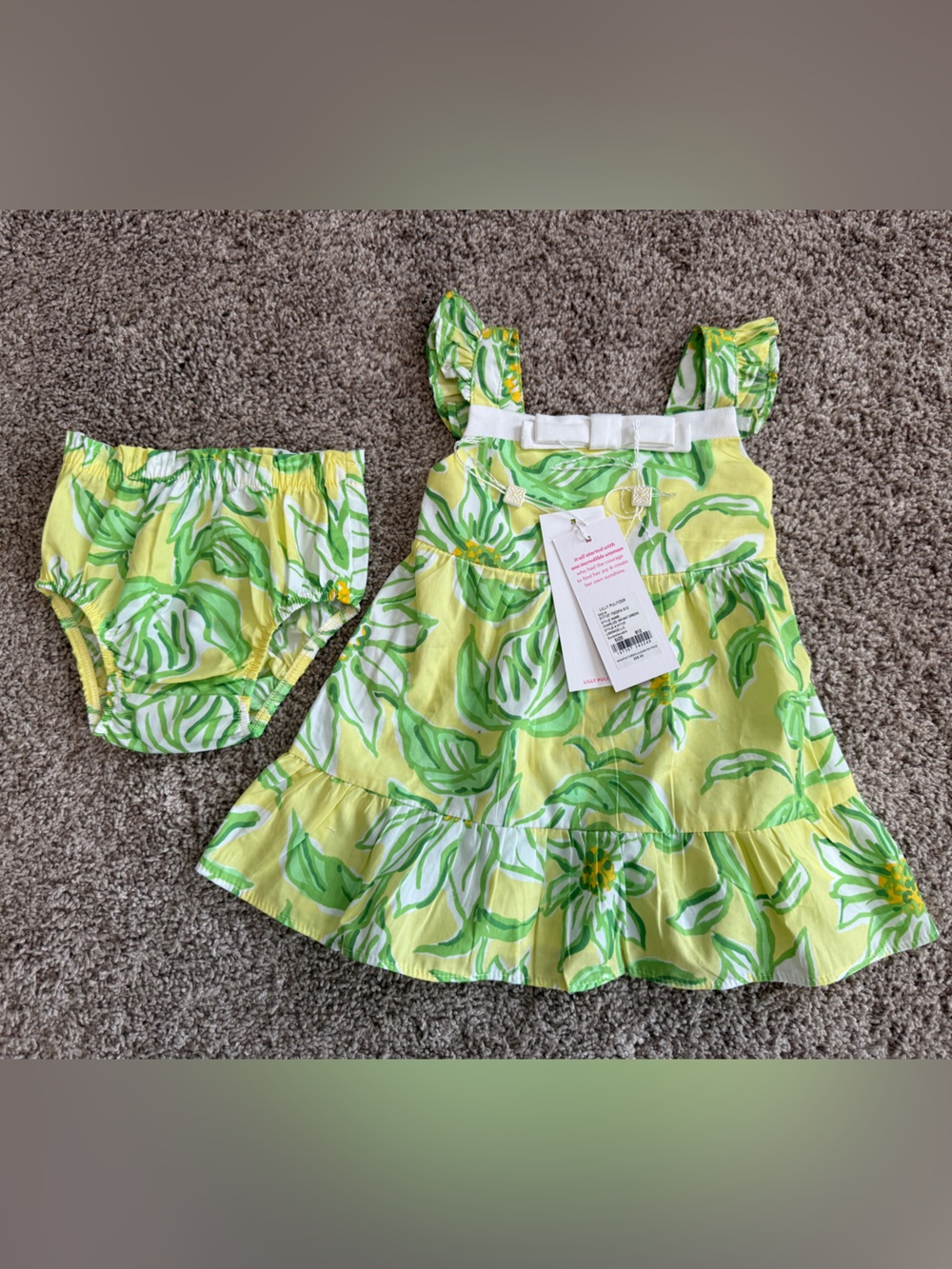Lilly Pulitzer 6-12 Month Dress with Diaper Cover